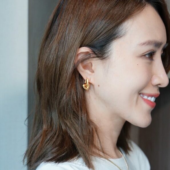 Balenciaga earrings 108588 (Gold) - Image 4