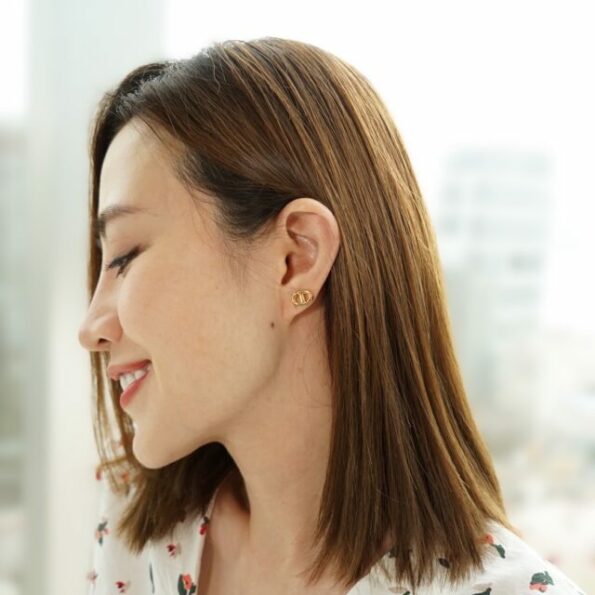 CD earrings 108186