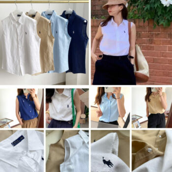 Polo sleeveless shirt (White M only)