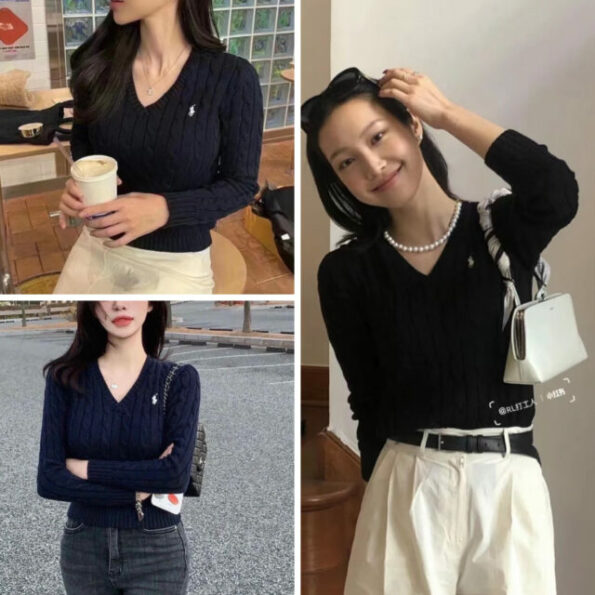 RL knit pullover
