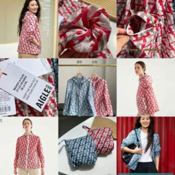 AIGLE super light windbreaker (Red 40)