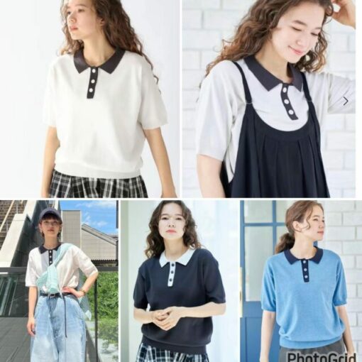 Niko and knit top ( blk)