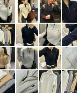 RL knit half zipped sweater ( remark colour & size)