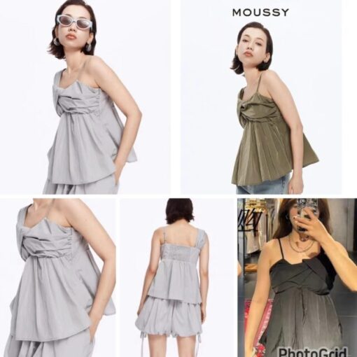 Moussy top ( grey)