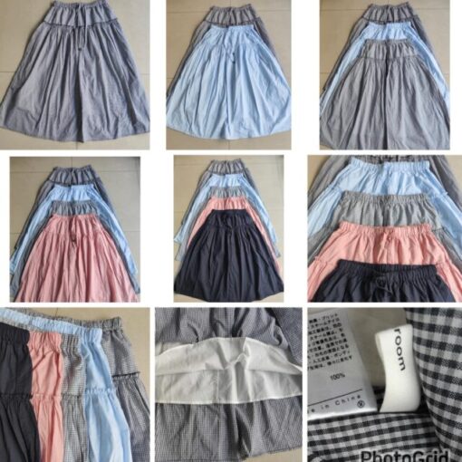 Mushroom skirt ( GY checked JF)