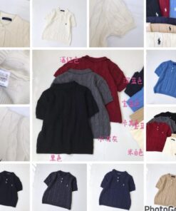 Polo knit top ( 備註顏色）