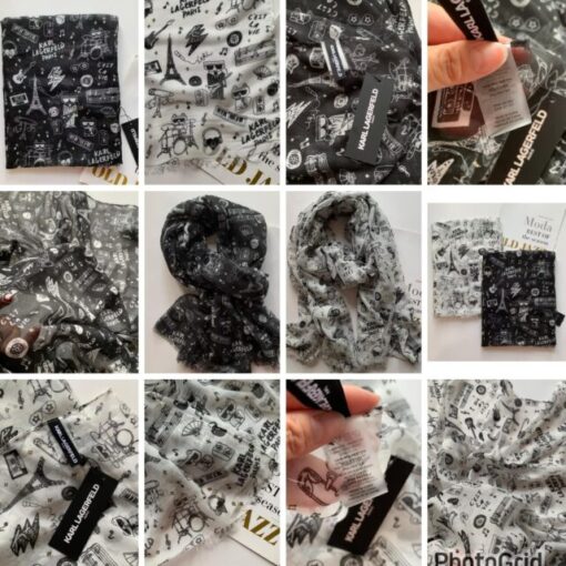 Karl lagerfeld新款 shawl ( black)