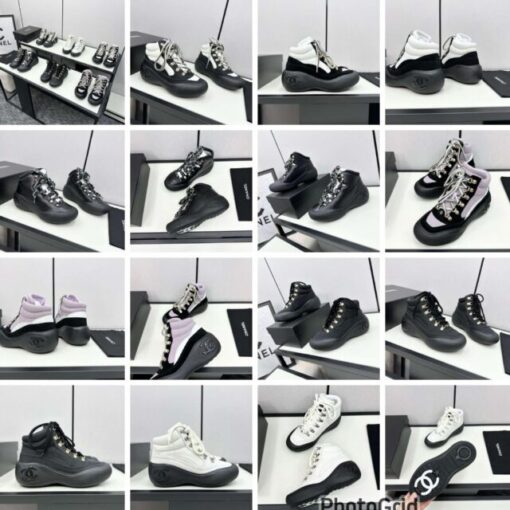 Chanel 2024 coco neige boots ( purple 39)