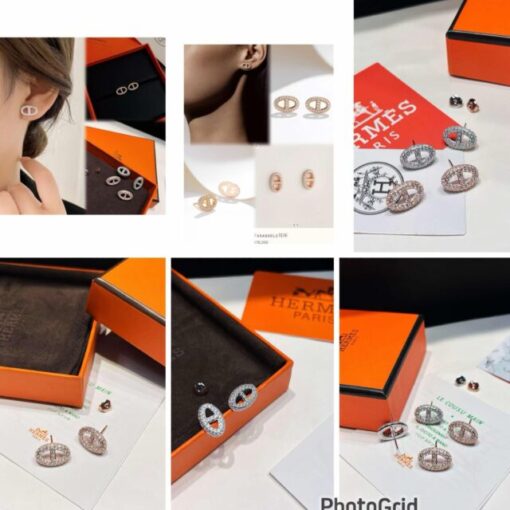 Hermes mini earrings 125115