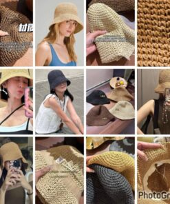 Lulu Raffia foldable hat