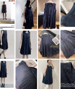 COŚ pockets pleated tank one piece 