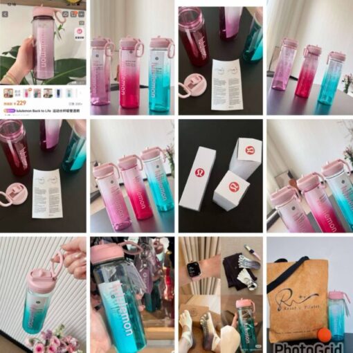 Lululemon Back to life water bottle 710 ml