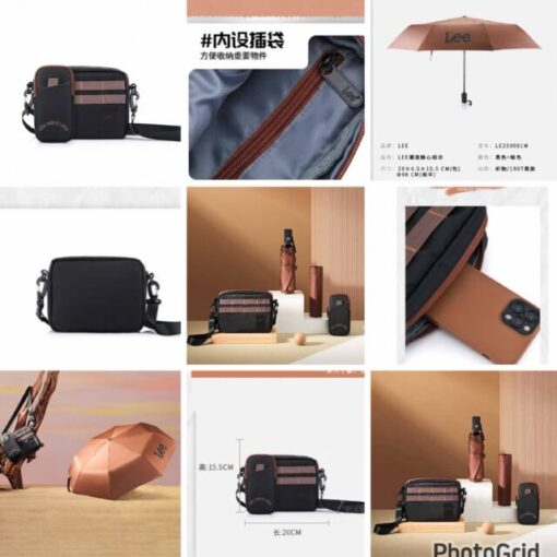 LEE set (2 bags + 1 umbrella)