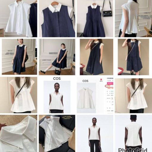 Cos pleated top