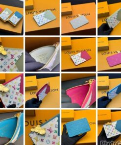 村上隆 x LV Romy multi card + coin case