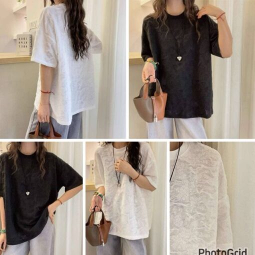 KR wrinkled lace top