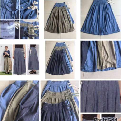 Niko & cotton linen skirt
