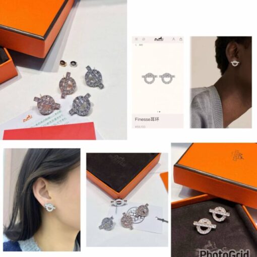 Hermes earrings 124559