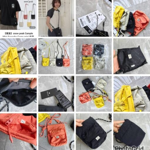 Snowpeak Cample Sacoche mini unisex 限量版