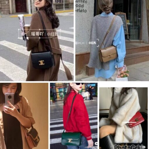 Celine leather bag 22.5cm (Size L) - Image 4
