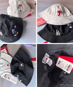 MLB bucket hat white
