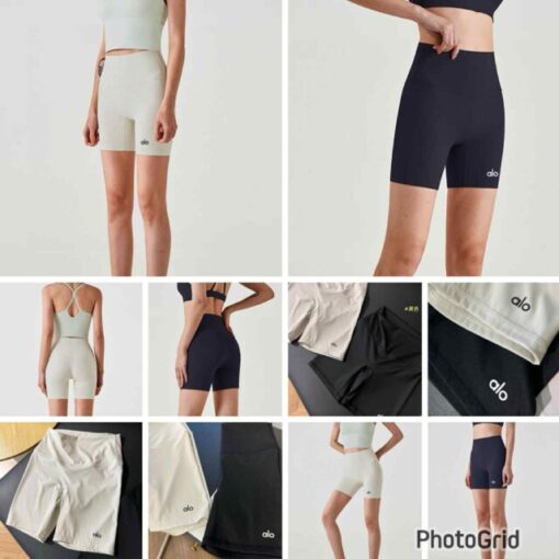 Alo yoga shorts ( 1 set 2 條black)