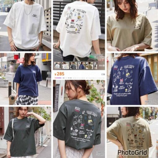 PEANUTS SNOOPY MONO-MART tee