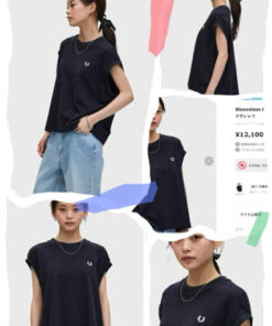 FRED cotton top navy 