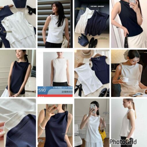 Cos twisted tank top