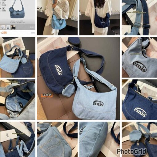 Korea 韓國原單Emis denim bag 