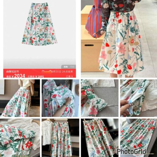 Marni floral skirt