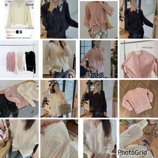 ISSEY miyake pleated outer 