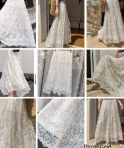 KR lace crochet skirt 