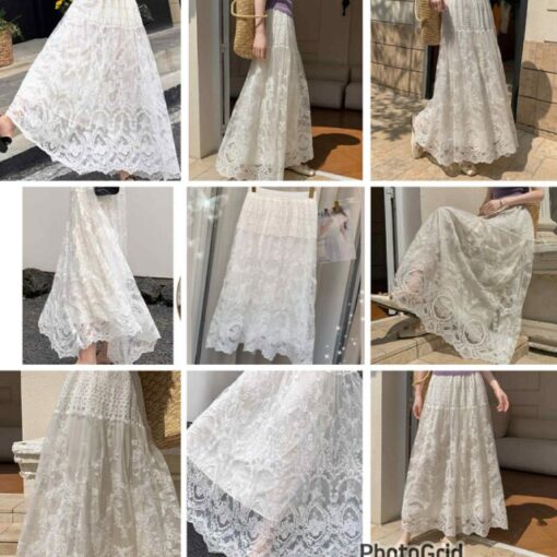 KR lace crochet skirt 