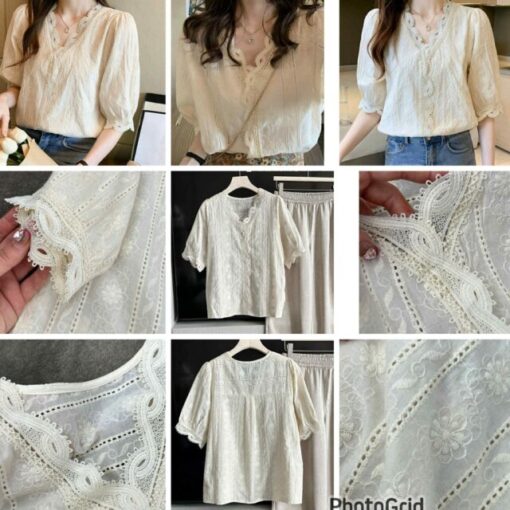 KR lace Crochet top