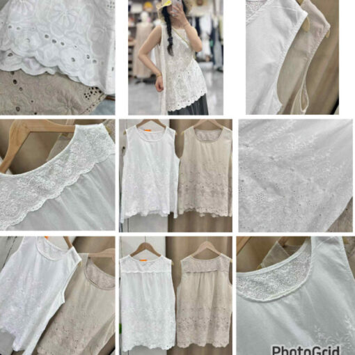 PDD crochet top (white)