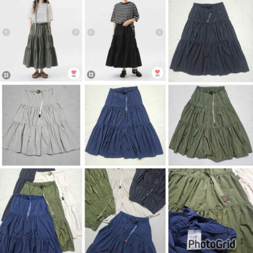 Gramicci ruffled skirt  少( rmk colour)