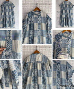 PDD Grid cotton one piece