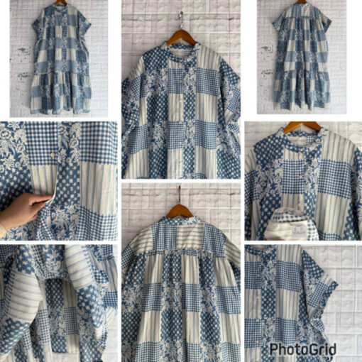 PDD Grid cotton one piece