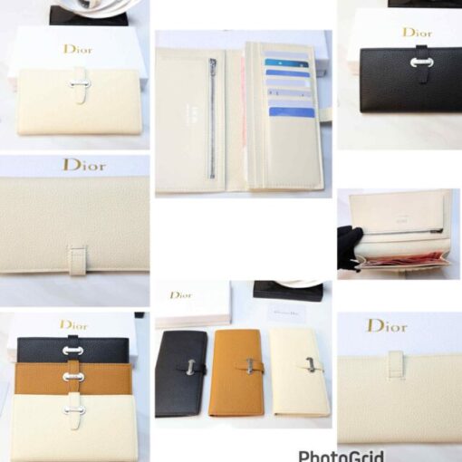 Dior leather wallet ( long)