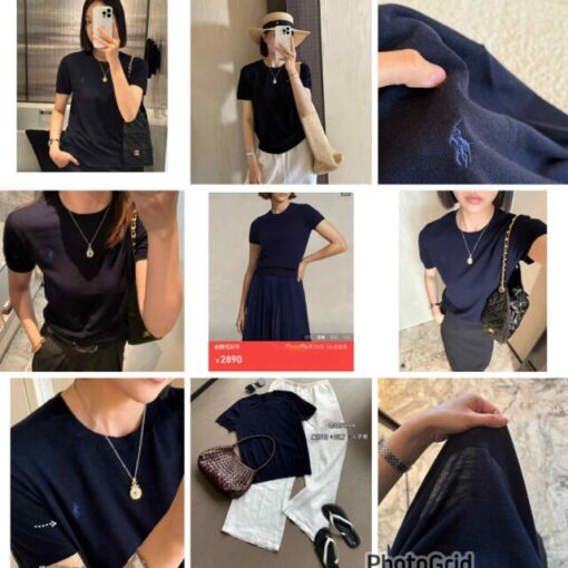 Ralph Lauren knit top ( Navy) 