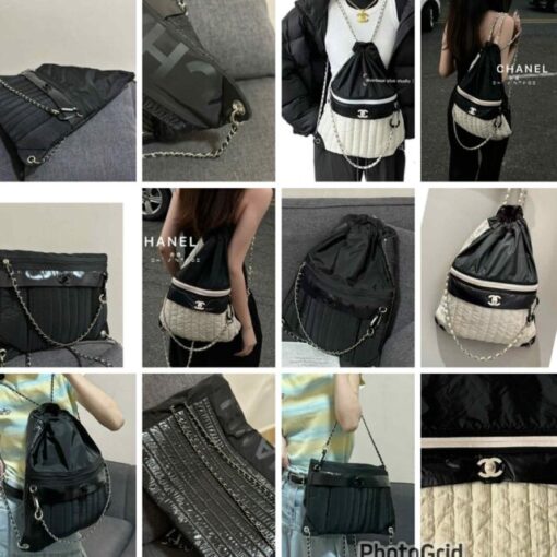 Chanel Coco sport drawstring backpack