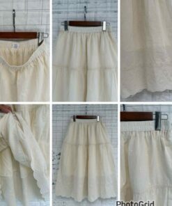 日本Pdd crochet lace skirt 