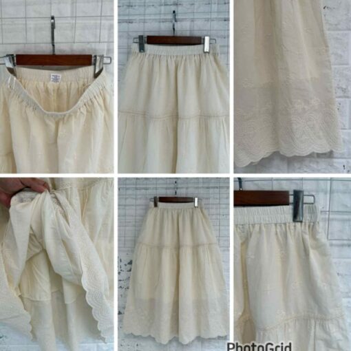 日本Pdd crochet lace skirt 