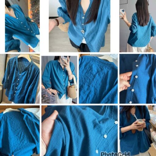 KR Peacock Blue Shirt