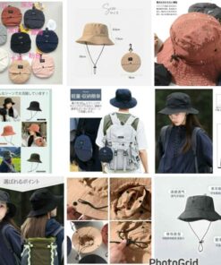 日本CA water-resistance Packable Bucket Hat ( Rmk col) 