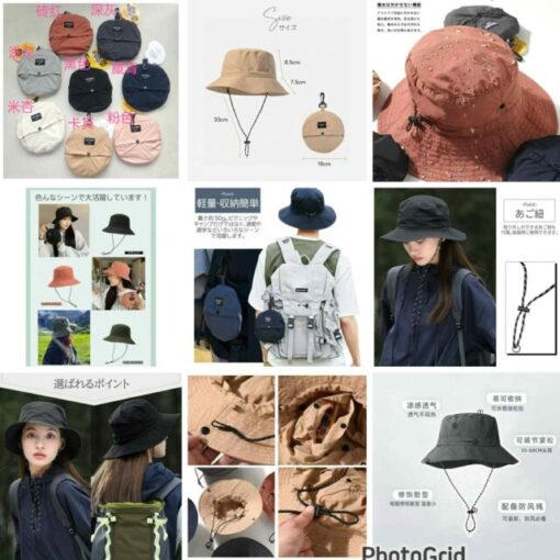 日本CA water-resistance Packable Bucket Hat ( Rmk col) 