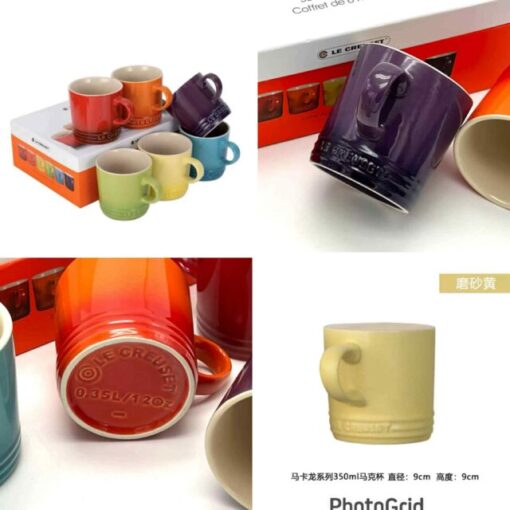 Le Creuset   *彩虹macaron 陶瓷杯350ml 6隻*