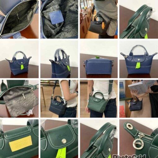 Long champ leather bag 特別版