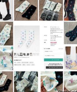 LV Monogram socks